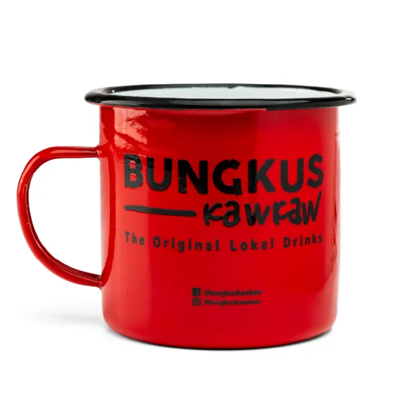 Bungkus Kaw Kaw Signature Mug | Kopitiam Nostalgia in Every Sip - Image 3