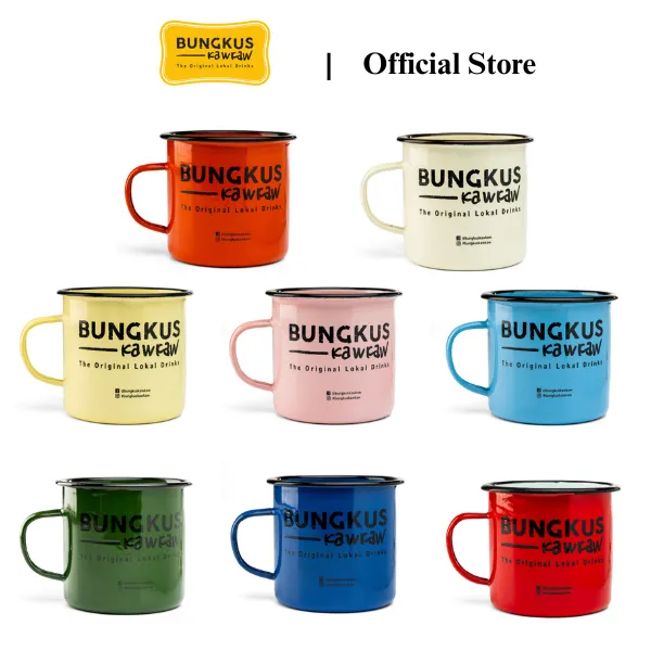 Bungkus Kaw Kaw Signature Mug | Kopitiam Nostalgia in Every Sip