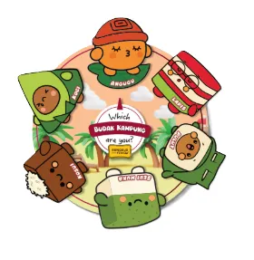 Bungkus Kaw Kaw Fridge Magnet Malaysia Kopitiam Icon Series - Image 7