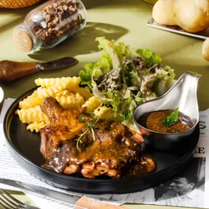 Black Pepper Chicken Chop