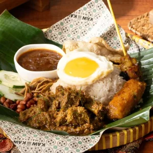 Nasi Lemak Rendang Daging