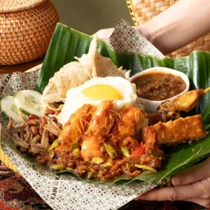 Nasi Lemak Sambal Udang Petai