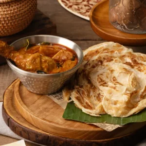 Chicken Curry with Roti Canai