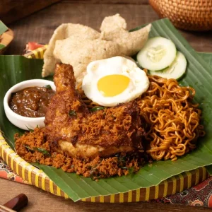 Springy Noodle with Ayam Goreng Berempah